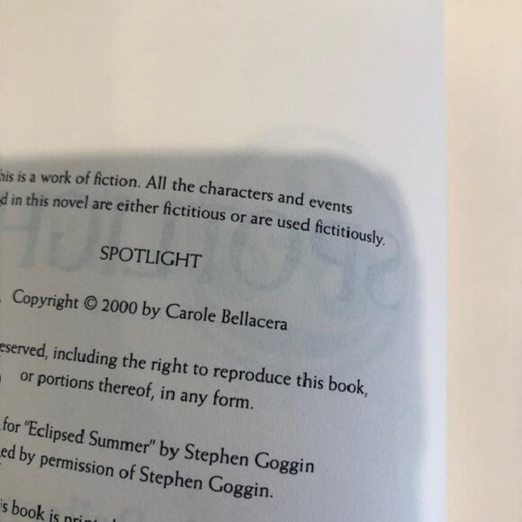 Spotlight Hardcover Signed Vintage Pre-Owned Book. - Picture 14 of 14